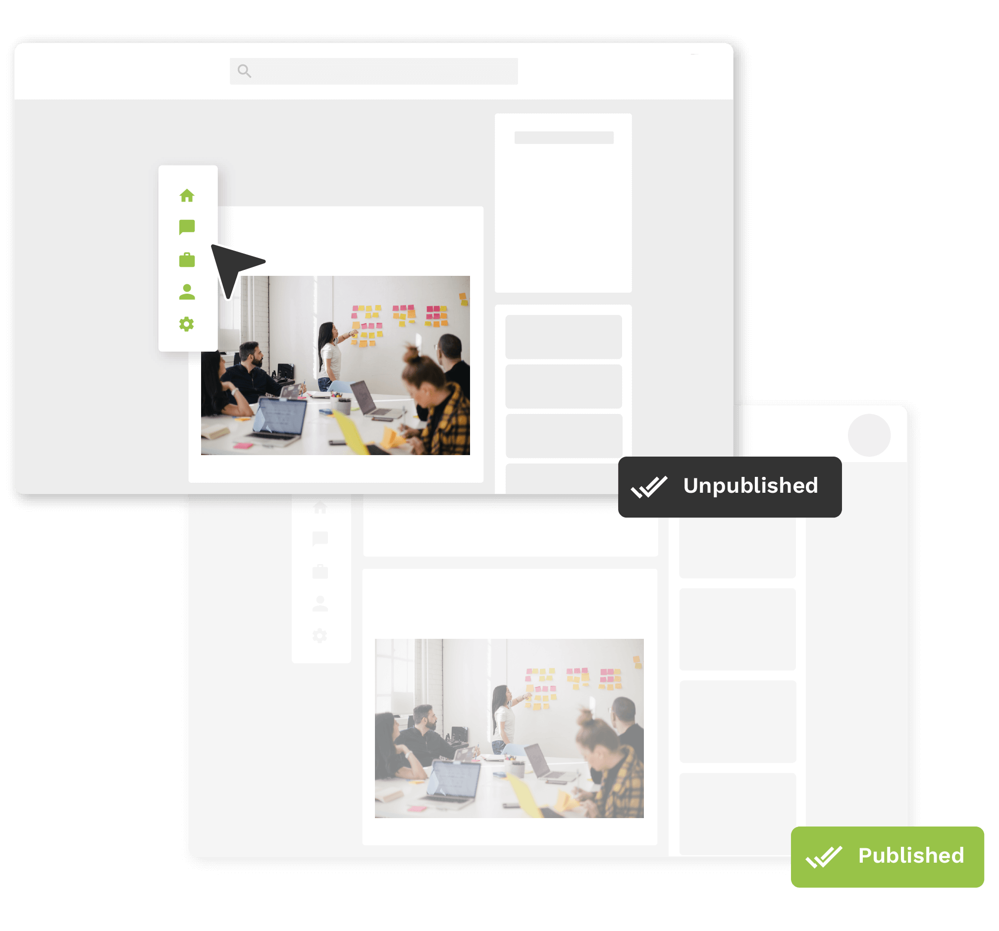 Real time publishing
