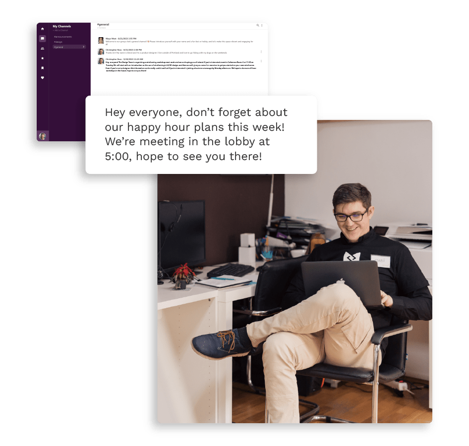 Send messages to your entire community quickly image